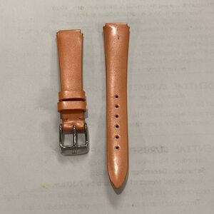 TechnoMarine watch strap, calfskin, 13R, pinkish orange color